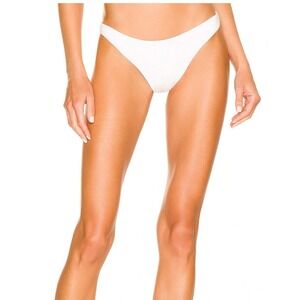 NWT Eberjey So Solid Dree Bikini Bottoms - Ecru‎ White Swimwear - Size L W1450DR